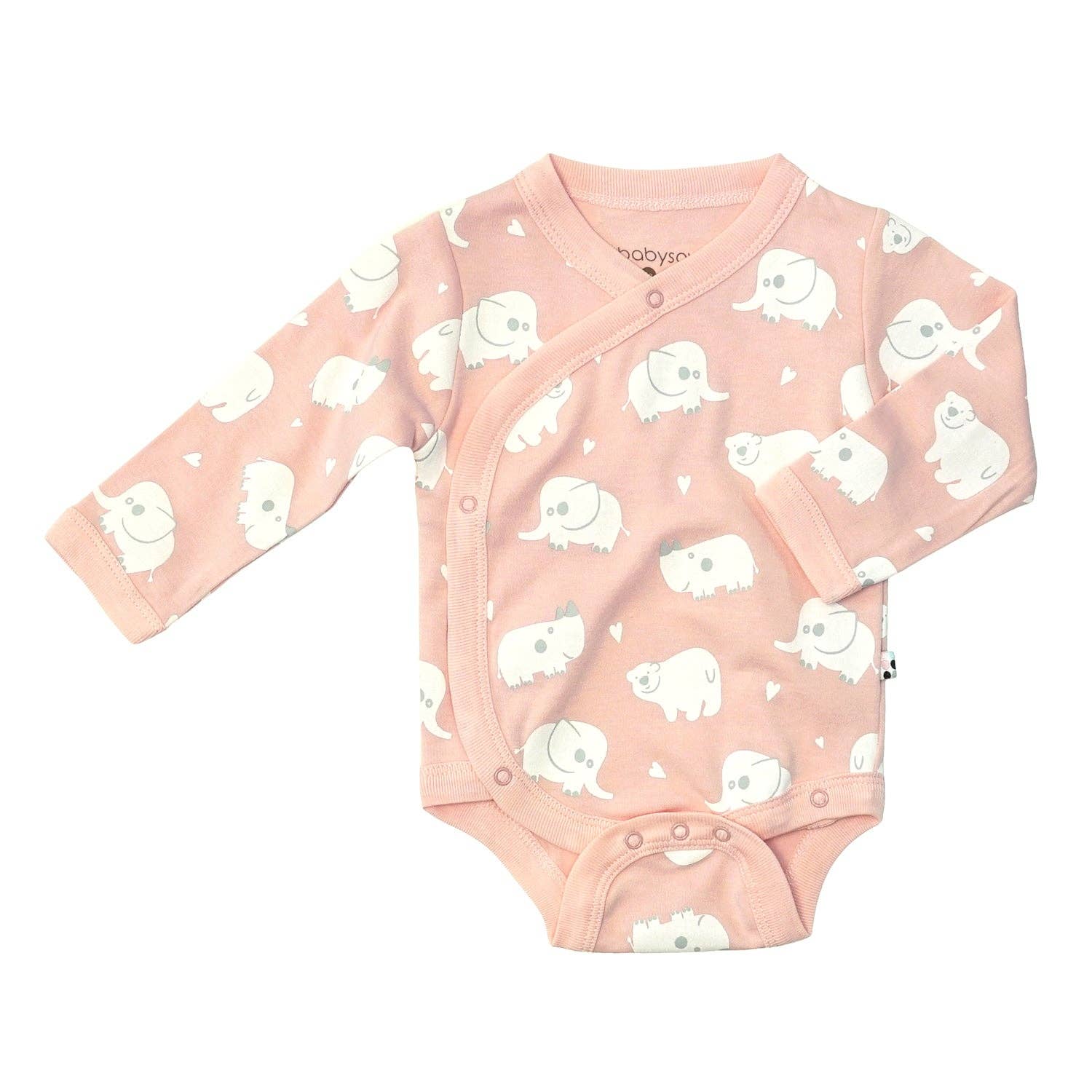 babysoy Inc - Wholesale Bodysuit (Non-Footed) - Baby - Organic Pattern Long Sleeve Kimono Bodysuit/Onesie9