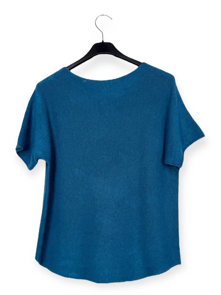 Lucky Nana - Wholesale Knit Top - Women's - AH 2203 - Soft Short-Sleeve Top19