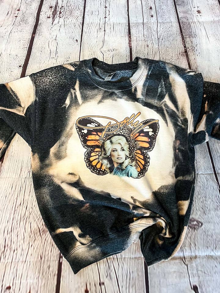 Butterfly Crewneck Sweatshirt for wholesale by MM Custom Apparel