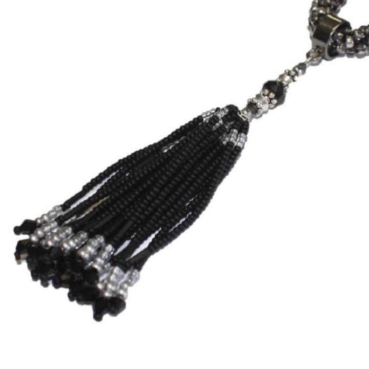 Clara Ornate Beaded TASSEL (colors available) for wholesale by Women of Hope Guatemala