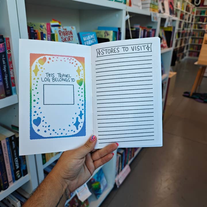 FalkenCraft - Wholesale Journal/Diary - Indie Bookstore Travel Log hand bound booklet4