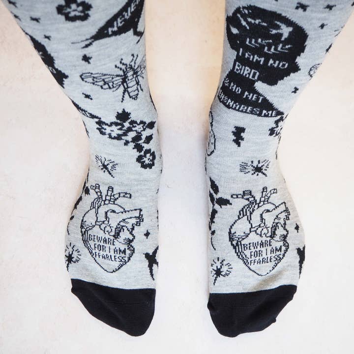 LiteraryEmporium - Wholesale Socks - Unisex - Gothic Literature Patterned Socks