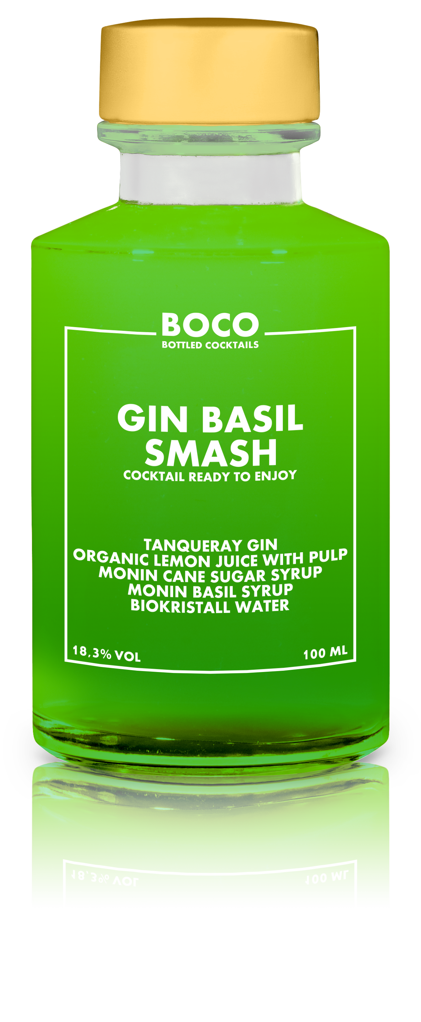 BOCO - Wholesale Cocktail Mix/Syrup - Gin Basil Smash2