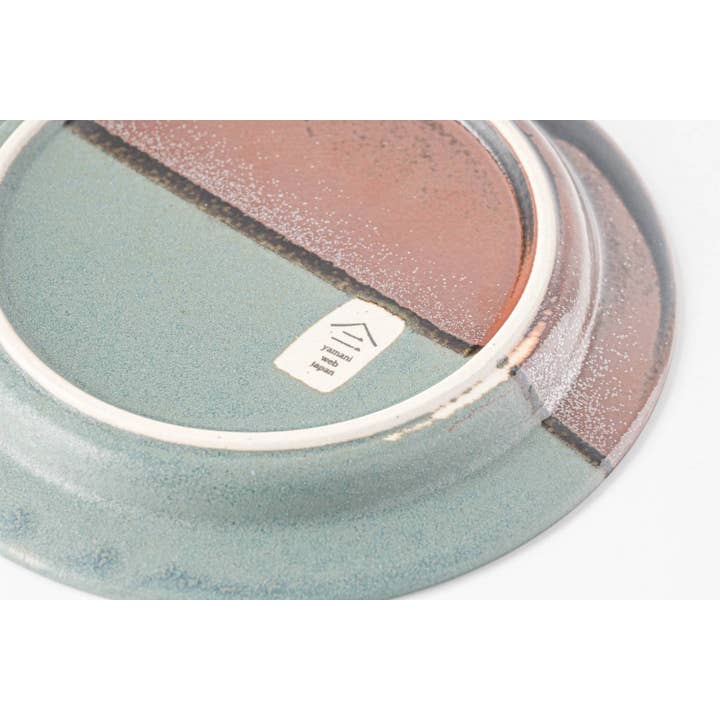 Yamani - Wholesale Salad Plate - Memory of Glaze 16.5cm Rim Plate - Peacock Blue4