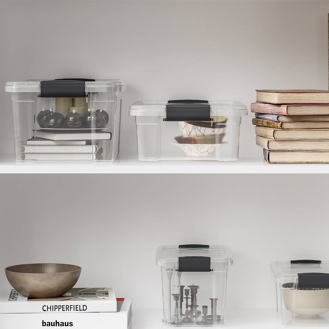 Superio Brand - Wholesale Storage Bin - Superio Clear Closet Storage Organizing Container, 46 Liter6