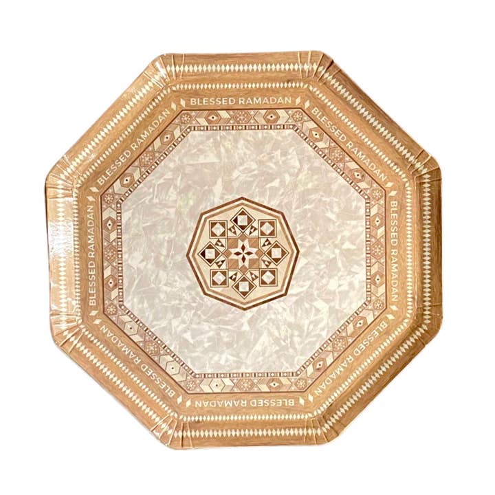 Damascus Mother of Pearl Ramadan Dessert Plate for wholesale by Eid Creations