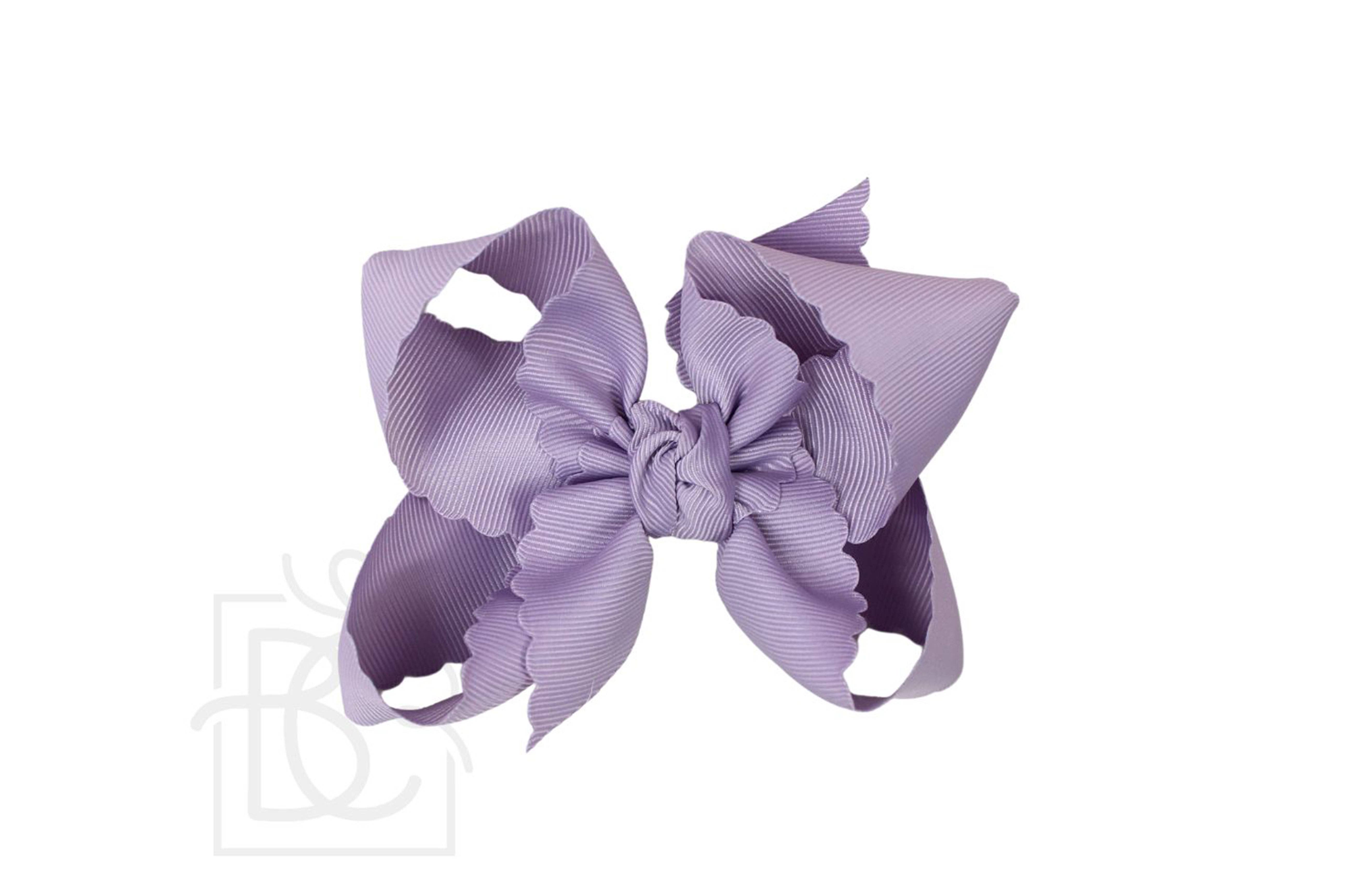 Beyond Creations, LLC – wholesale Hair bow – Kids – SCALLOPED EDGE BOW74