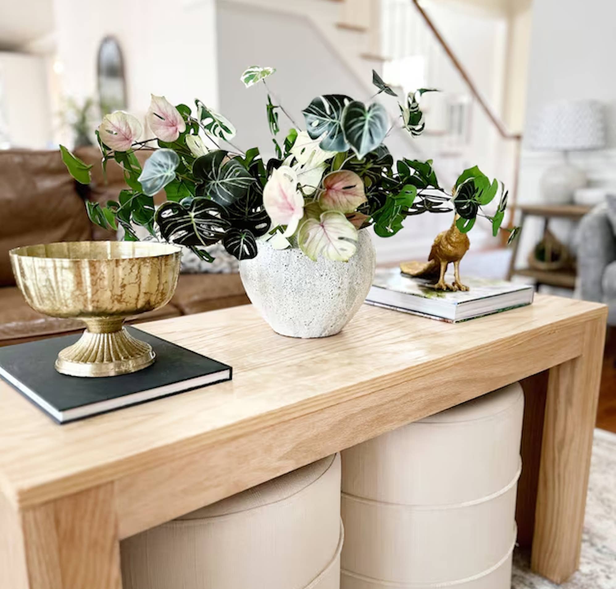 Angel Isabella – wholesale Konstgjord växt – Designerns favorit – 27" mjuk monstera i konstmaterial1