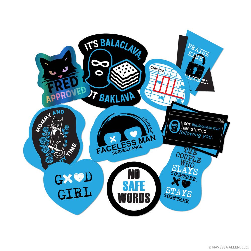 Conquest Journals - Vente Autocollant - (10-Pack) Autocollants Lights Out5