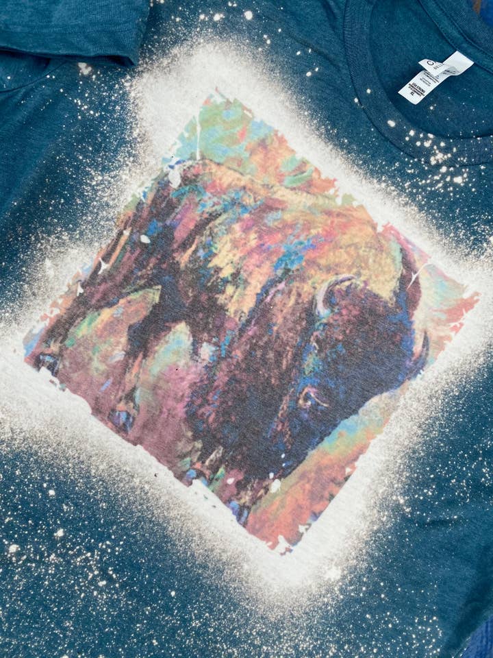 Akvarell Buffalo för wholesale av Grace N Grit Designs