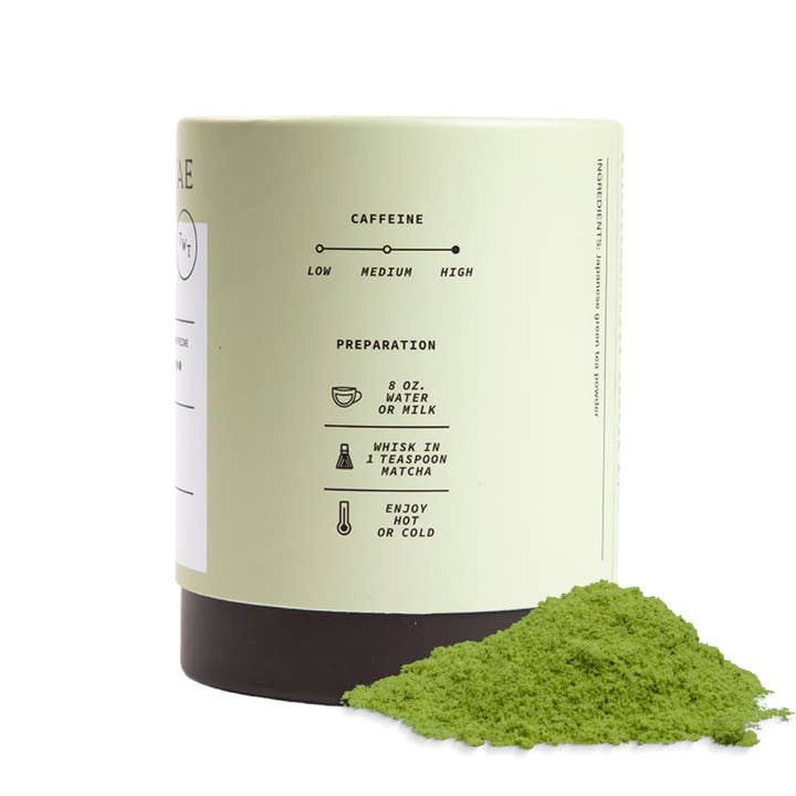 Tea with Tae - Wholesale Health/Detox Tea - Premium Japanese Matcha (Green Tea Powder) Large Tube (4oz.)