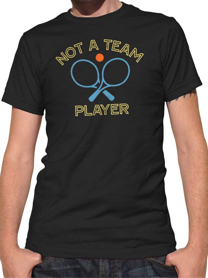 Men's Not a Team Player T-Shirt for wholesale by Boredwalk