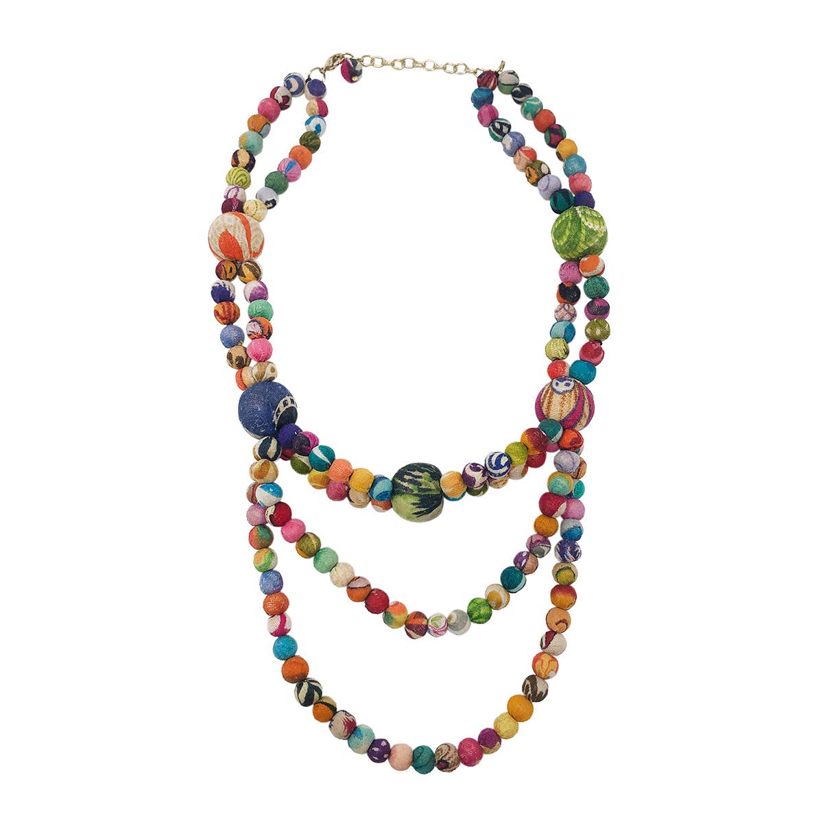 WorldFinds - Wholesale Beaded/Pearl Necklace - Kantha Society Necklace3