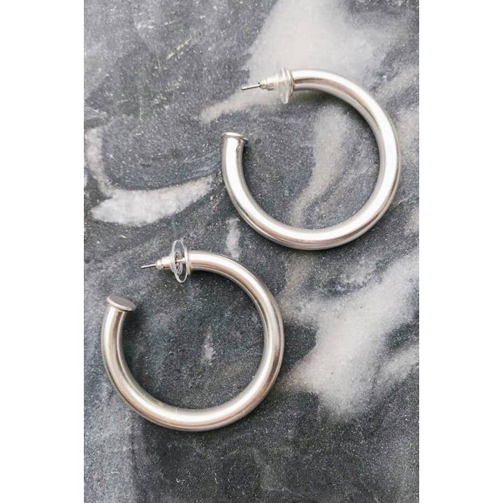 Ellison+Young - Wholesale Hoop Earrings - Upper Class Taste Hoop Earrings