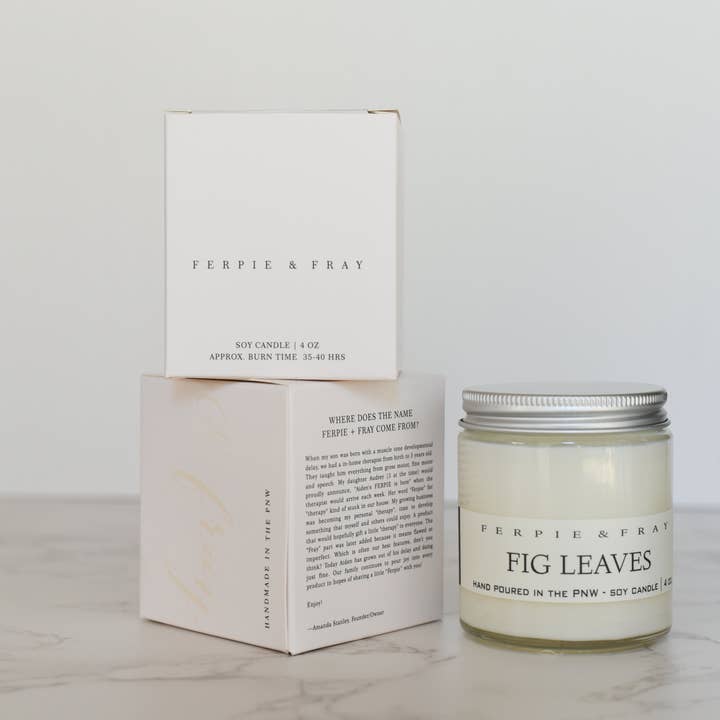 Ferpie + Fray - Wholesale Jar/Filled Candle - Fig Leaves5