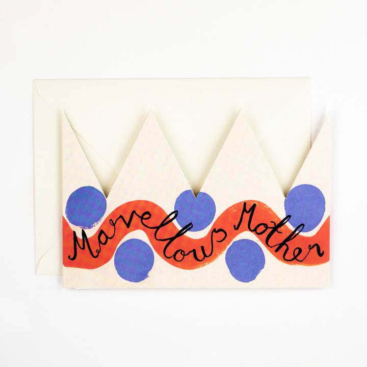 Marvellous Mother Party Hat Card for wholesale by Hadley