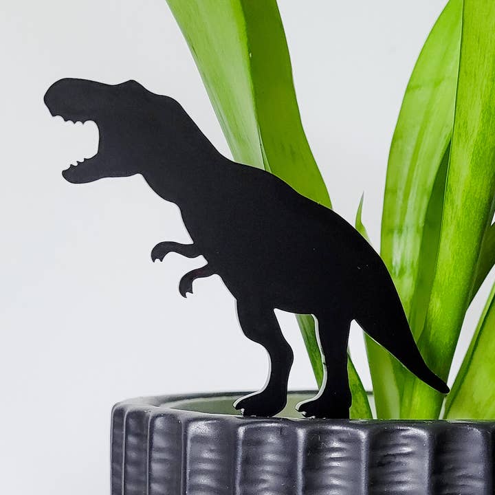 Dinosaur Indoor Plant Accessory Stake - T-Rex for wholesale by Leaf & Node