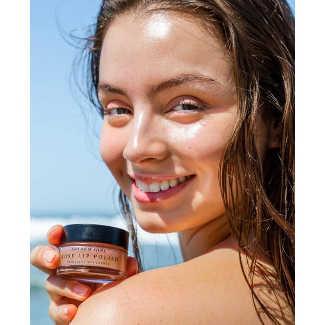 FRENCH GIRL - Wholesale Lip Scrub/Polish - Organic Hydrating Rose Lip Polish & Scrub - 1 oz2