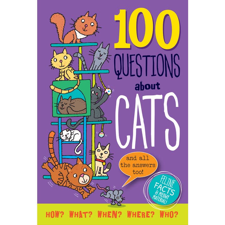Peter Pauper Press - Wholesale Book - Kids - 100 Questions about Cats