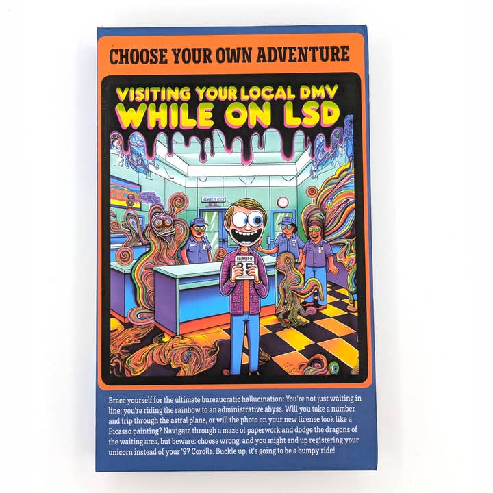 Book Boxes - Wholesale Storage Bin - Visiting Your Local DMV While on Isd Humorous Fake Book Box3