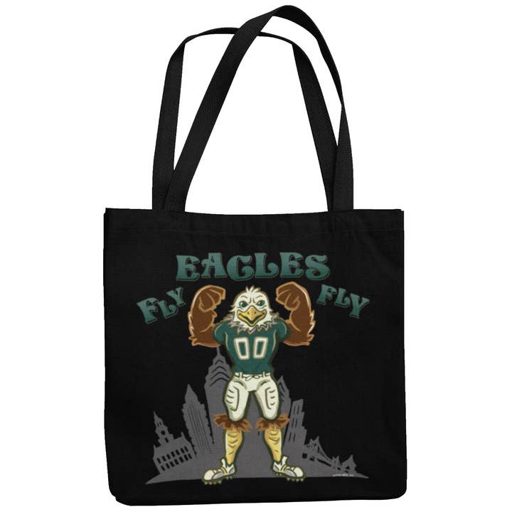 Lucky Mfg. Co. - Wholesale Tote Bag - Unisex - Fly Eagles Fly Philadelphia Eagles Swoop Tote Bag1