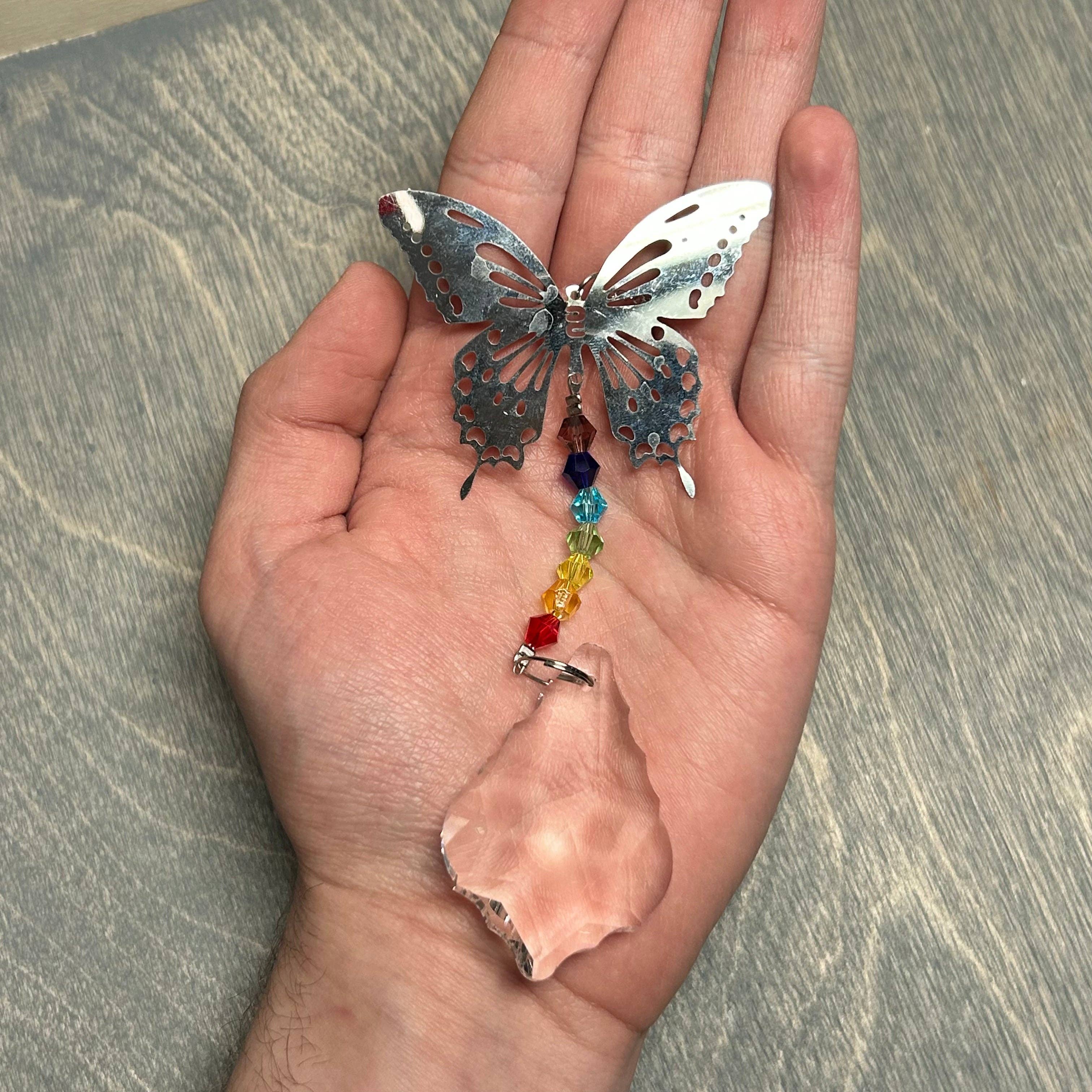 Keystone Crystals - Vente Attrape-soleil - Prismes suspendus à facettes et perles arc-en-ciel Suncatchers27