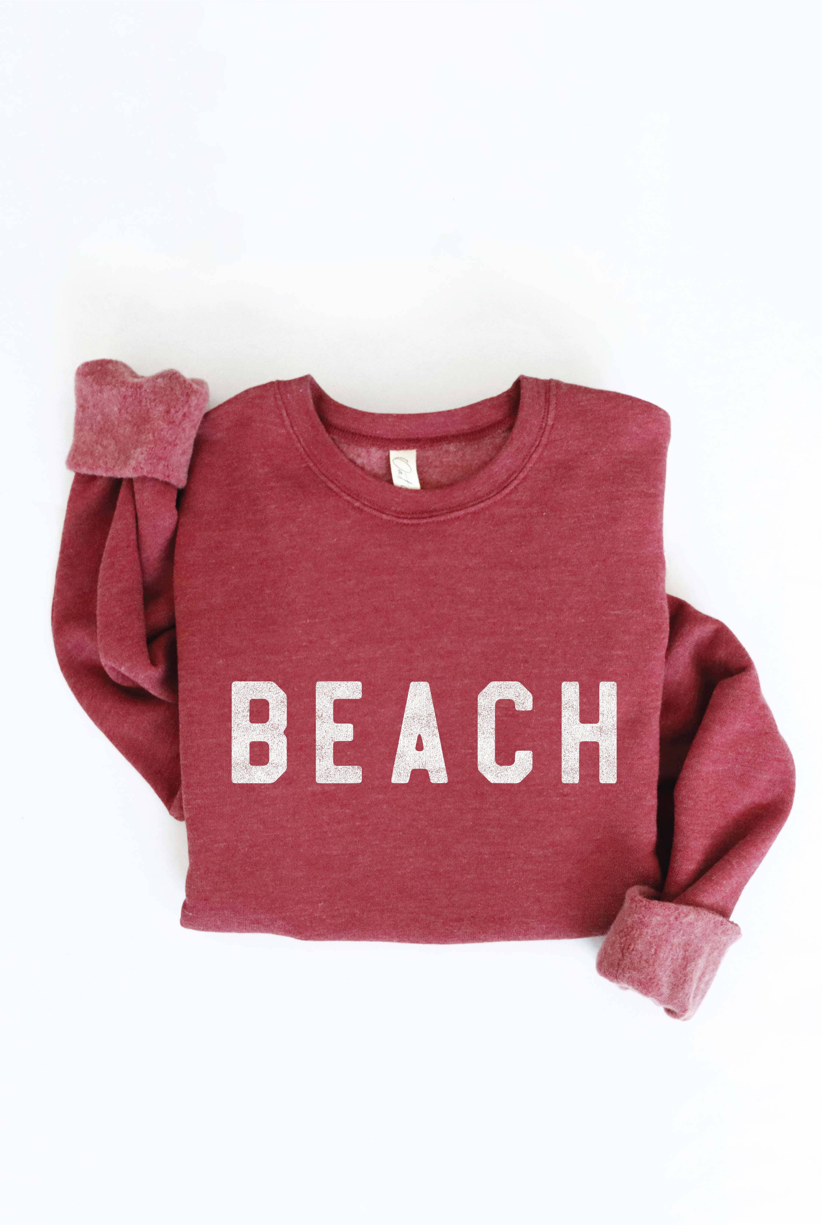 OAT COLLECTIVE - Wholesale Graphic Sweatshirt - Women's - BEACH Graphic Sweatshirt10