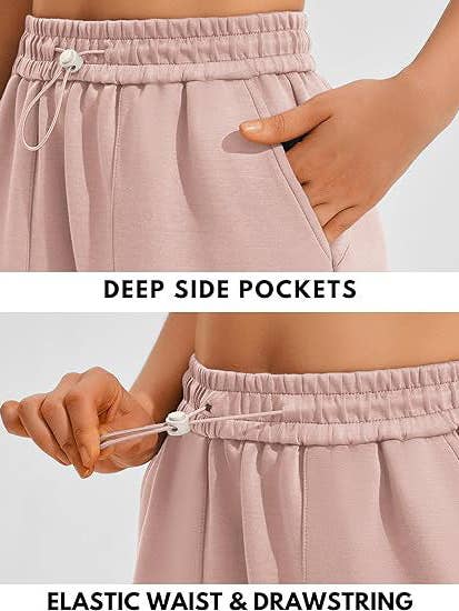 Suhkasana - Wholesale Athletic shorts – Women's - Women's High-Waisted Drawstring Jogger Shorts – Casual Sports Shorts9