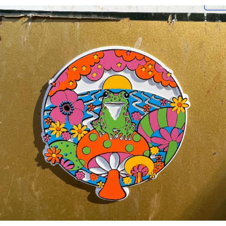 Astral Weekend - Wholesale Magnet - Happy Frog Rubber Magnet2