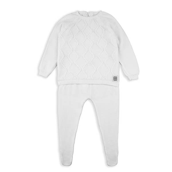 Blank 100% Cotton White Met Set for wholesale on Faire