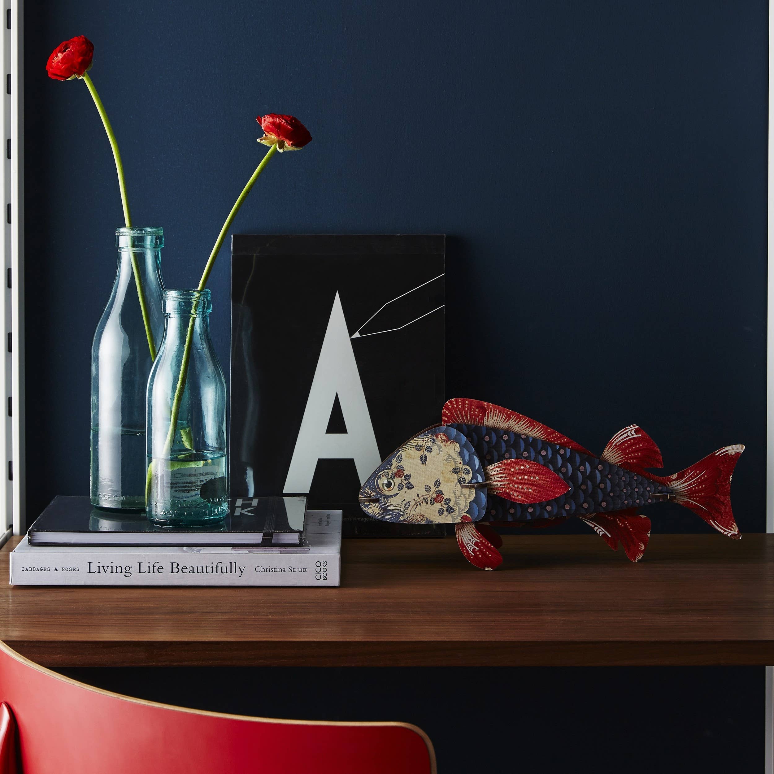 Miho Unexpected Things - Wholesale Wall Accent - Miho - Decorative Fish (medium) - Heartbreaker2