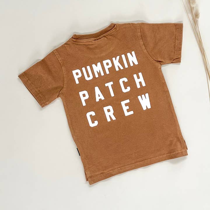 Pumpkin Patch Crew Tee - Faded Autumn for wholesale by Merce and Company