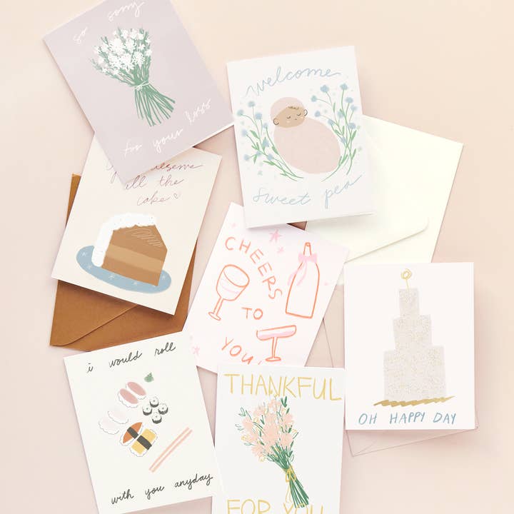 Our Heiday - Wholesale Congratulations Card - Collaborative - Cheers to You Card2