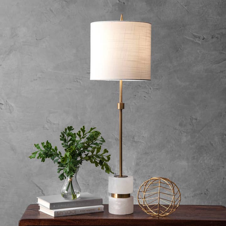 Bronze Charlotte 31" Marble Table Lamp for wholesale on Faire1