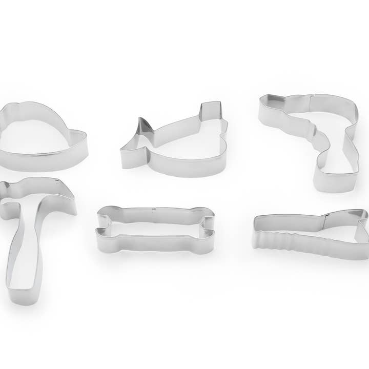 Fox Run Brands - Wholesale Cookie Cutter - Fox Run Construction Cookie Cutter Set, 6-Piece, 3" to 4"