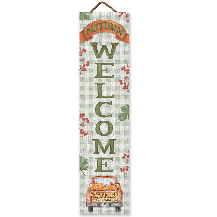 ST Creations - Wholesale Outdoor Sign - Autumn Welcome - Stand-Out Signsâ„¢ Tall SO2