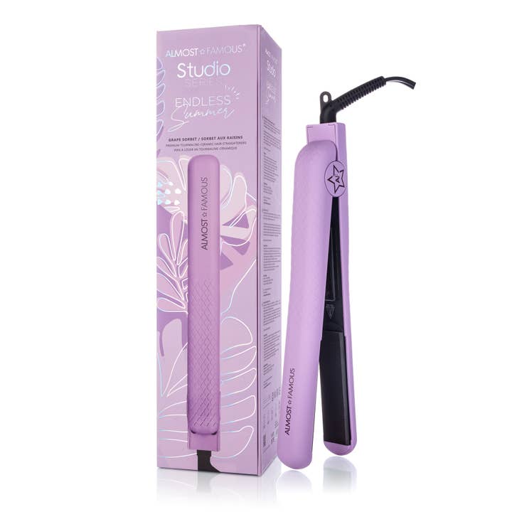 Endless Summer Purple Grape Sorbet Flat Iron - Tourmaline for wholesale by Almost Famous