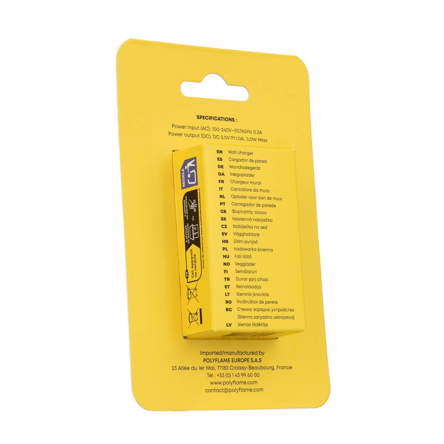 Tekmee - Wholesale Portable Charger - Black USB wall charger2