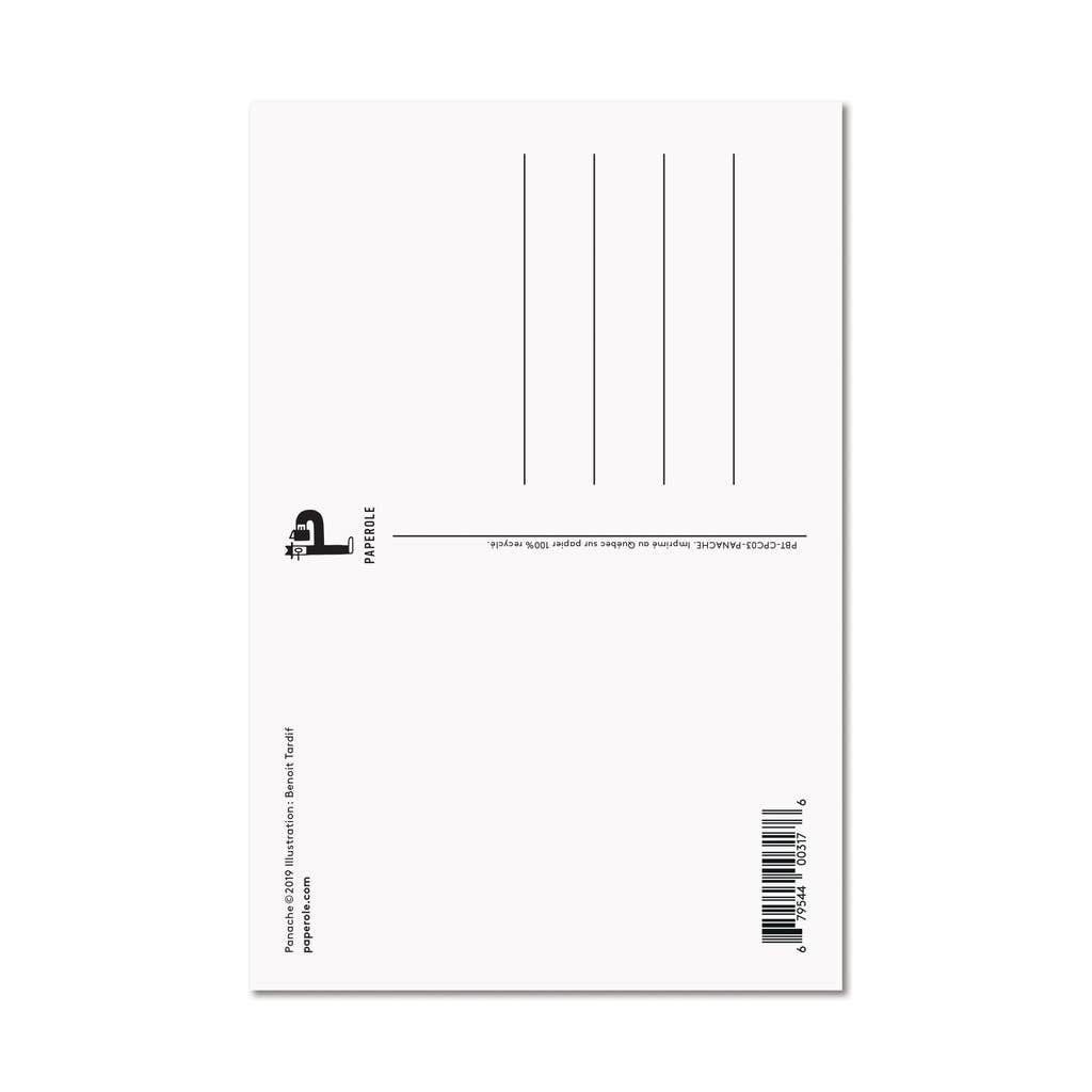 Paperole - Vendita all'ingrosso Cartoline - PANACHE — Cartolina1