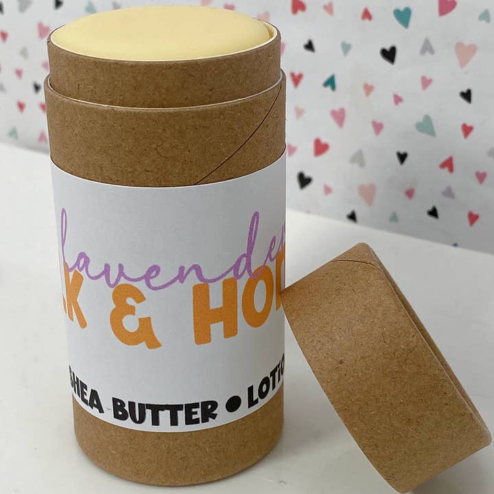 Lavender Milk & Honey ✨NEW✨ Solid Push Up Lotion Stick for wholesale by The Little Bubble