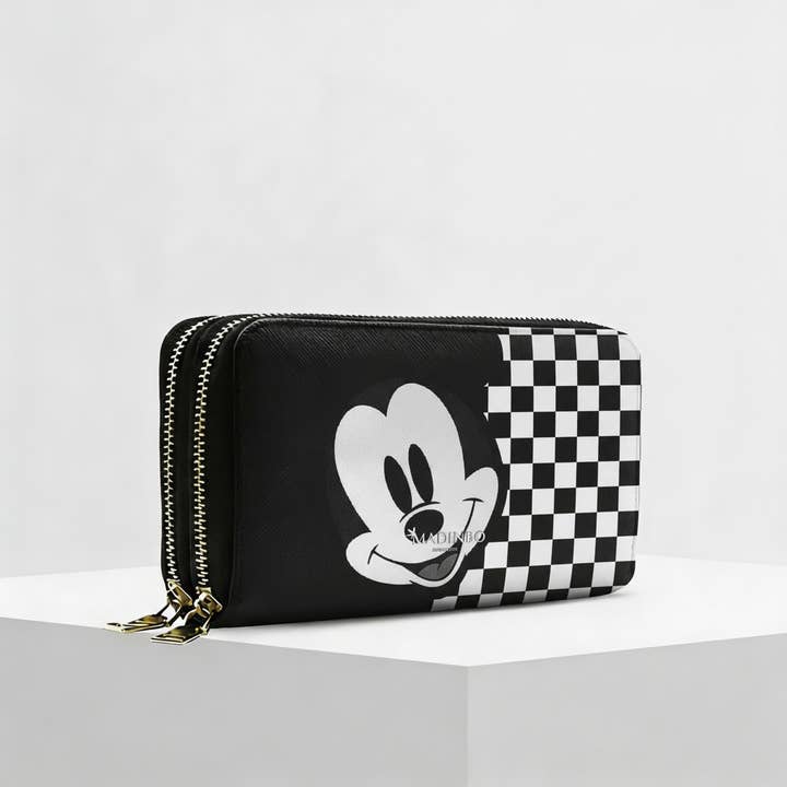 ANGY Double portemonnee van MADINBO - Portemonnee - MICKEY MOUSE voor wholesale door MADINBO