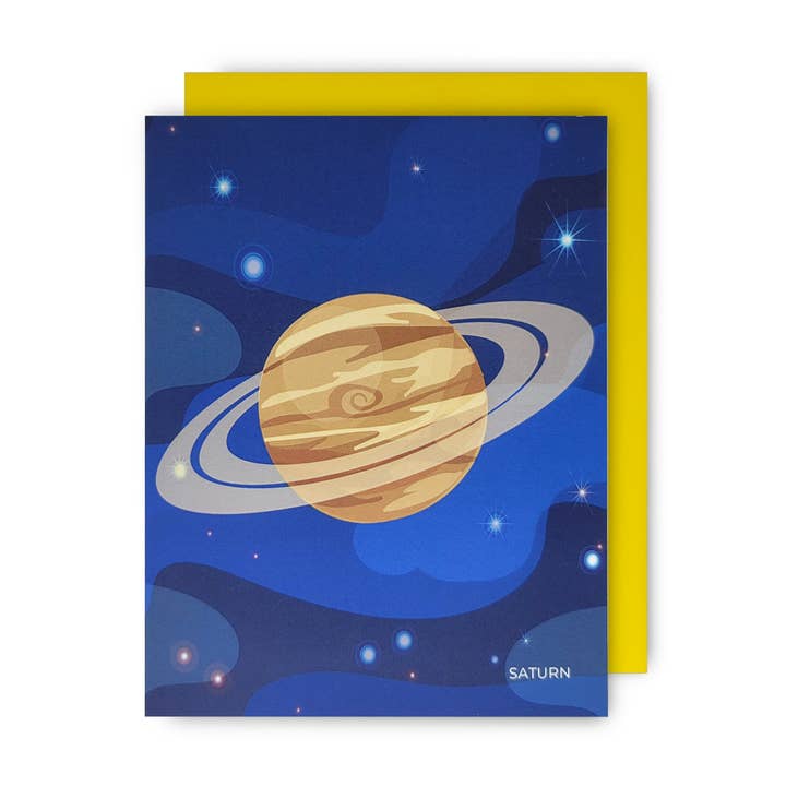 Saturn lykønskningskort for engroshandel hos Untitled Union