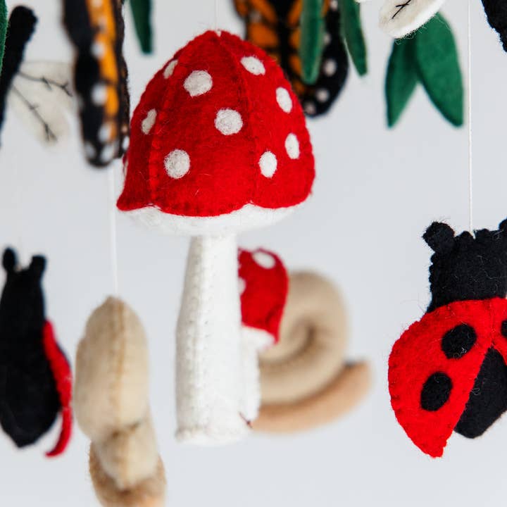 Nivas – wholesale Baby mobile – Garden Crib Mobile - Handmade Nursery Decor1