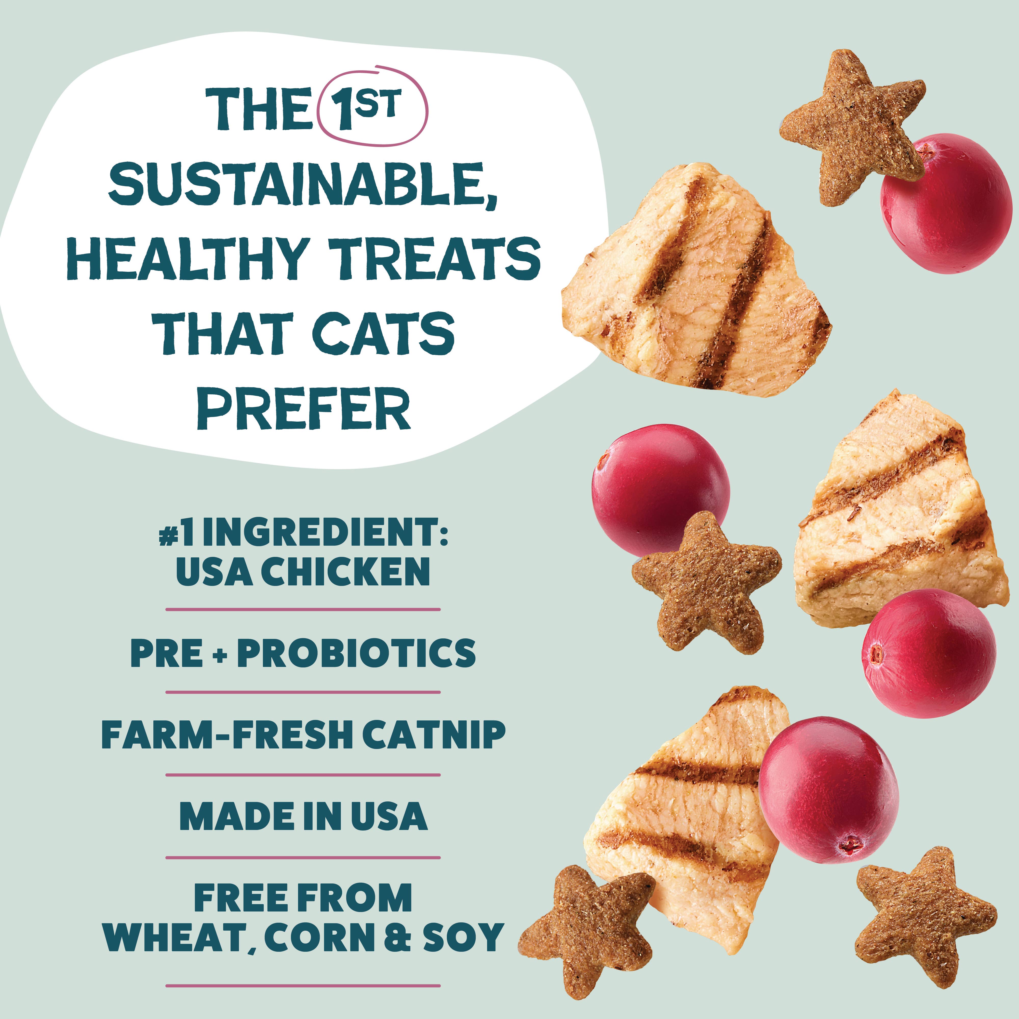 Shameless Pets - Wholesale Pet Treats - Cat - Cran U Say Chicken Crunchy Cat Treats7
