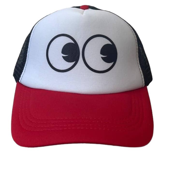 CHAPÉU: Chapéu de Caminhoneiro por atacado de Googly Eye Cru