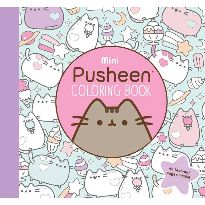 Simon & Schuster - Wholesale Coloring Book - Adult - Mini Pusheen Coloring Book by Claire Belton