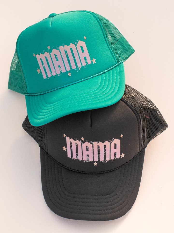 Mama Star Mom Mother's Day Trucker Hat for wholesale by Space 46 Wholesale