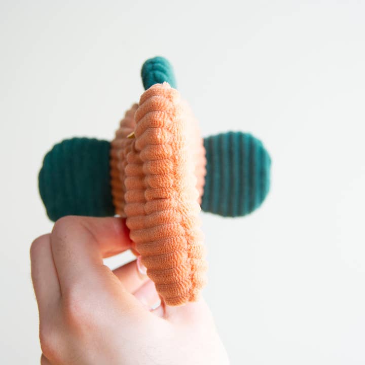 Curlworks - Wholesale Pencil Case/Pouch - The Fish Pouch - Coral / Dark Green3