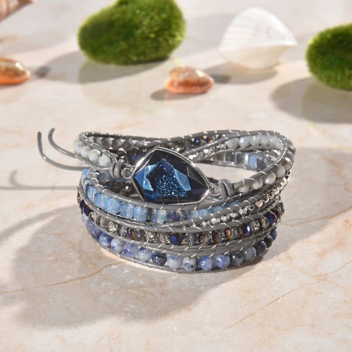 IST Jewelry - Wholesale Beaded Bracelet - Hand Crafted Multi Stones Super Bracelet.