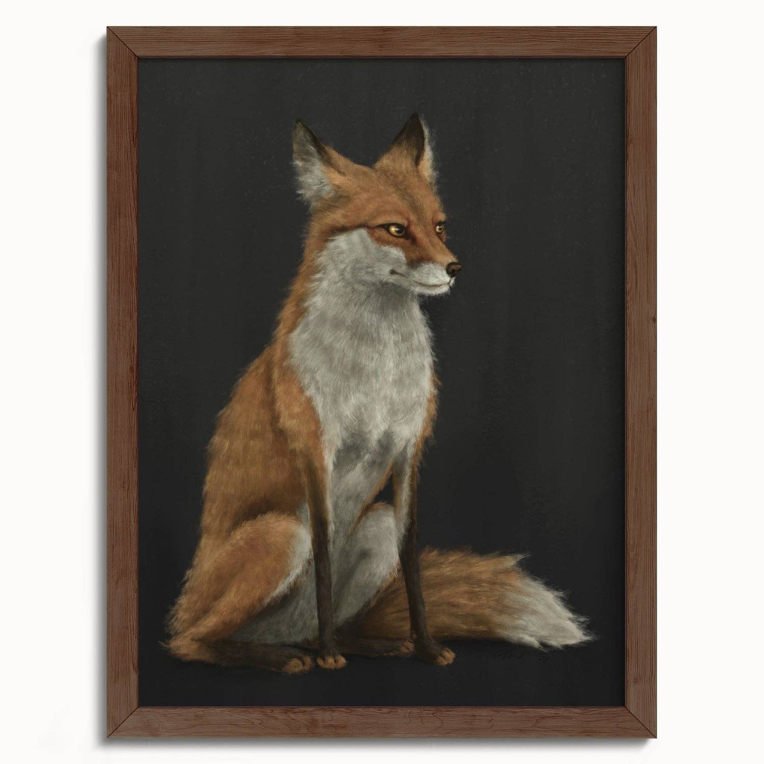 The Ugly Cat Studio - Wholesale Art Print - Red Fox Fine Art Print - Black Edition15